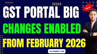 GSt Portal Big Change GST RETURN FILING BIG CHANGE IN PORTAL | GST में हुआ बड़ा बदलाव