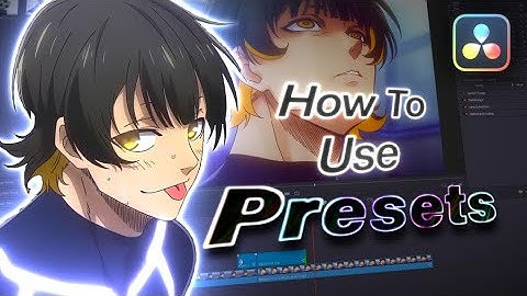 How To Use Presets In Davinci Resolve 18 (Free Shake Transition)