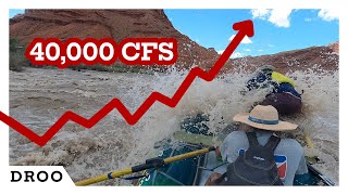 Rocky Rapid at 40,000 cfs! (moab daily's highest flows since june 2011)