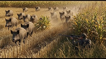 World Record Hog Hunting | 20 Wild Hogs Eliminated in Under 20 Seconds!