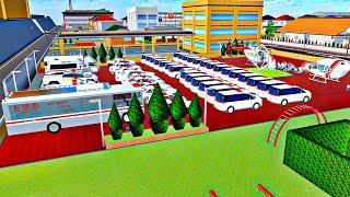 All Ambulance Car Collection At Park 🚑🚐🚨 - Ambulance 🚑, Police Car 🚓, & Police Bike 🏍 - Sakura 😍💕💕 screenshot 5