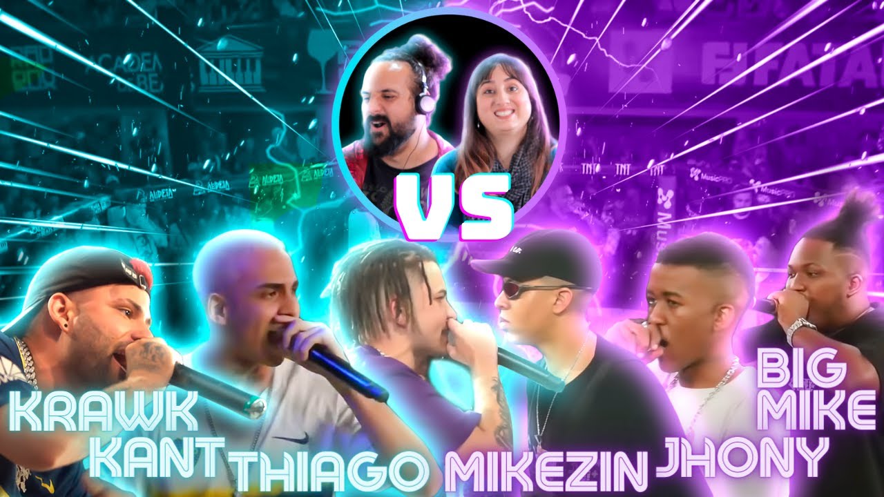 FICOU PESSOAL! REAGINDO A "KRAWK, KANT E THIAGO VS MIKEZIN, JHONY E BIG MIKE" - BDA 4 ANOS | REACT