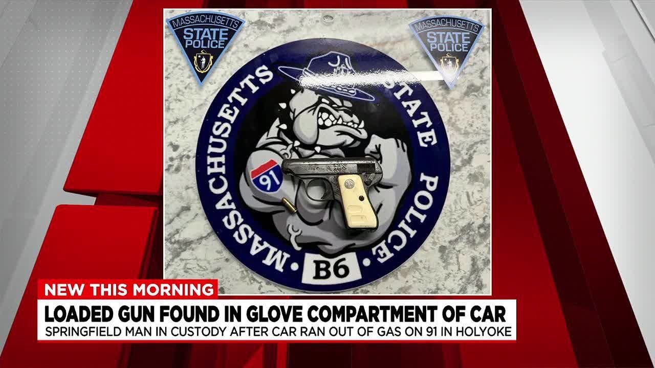 Springfield man arrested after loaded gun found in car - YouTube