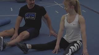 Warmups and stretching with Cirque du Soleil's KOOZA
