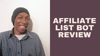 Affiliate List Bot Review - Does Affiliate List Bot App Work? screenshot 1