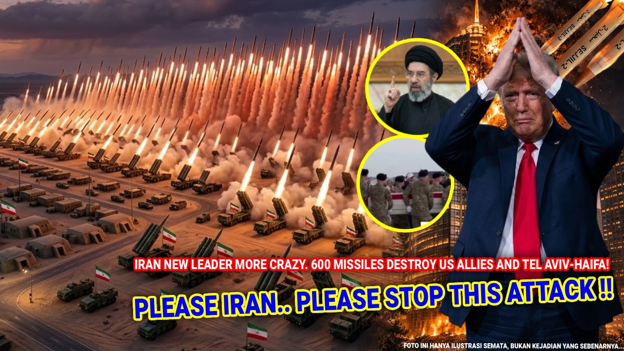 🔴 Tepat Tadi Sore 600 Rudal Qubro Iran Luluhlantakkan AS-Israel !! Tel Aviv dan Haifa Hancur Total