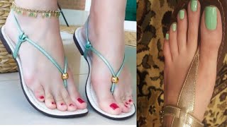 amazing stylish flat  Shoes sandal design for ladies