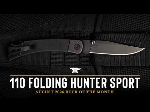 August Buck of the Month: 110 Folding Hunter Sport