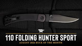 August Buck of the Month: 110 Folding Hunter Sport
