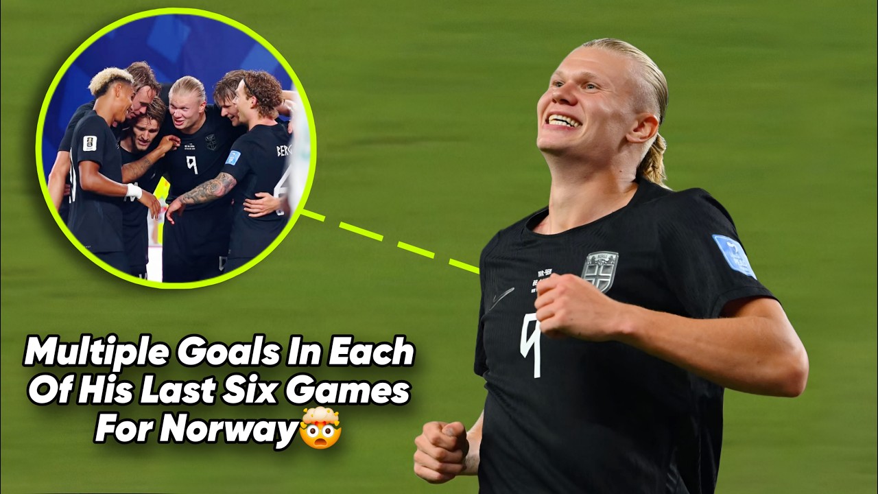 Erling Haaland Makes World Cup History!🤯 Six Straight Games With Multiple Goals | Norway 3-1 Senegal