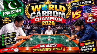 🔥🔥💥🫴🇵🇰 Pakistan 🇺🇸 USA | WORLD CARROM CHAMPIONSHIP 2026 🏆 Two Pro Carrom Kings 🔥 Unbelievable Match screenshot 4
