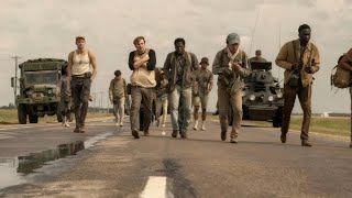 2025年最新のスリラー映画『死のロングウォーク』。終わりのない競歩レースに50人が参加し、最後まで生き残れるのはたった一人。