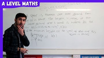 Modelling with Quadratic Equations | A Level Maths - Episode 22