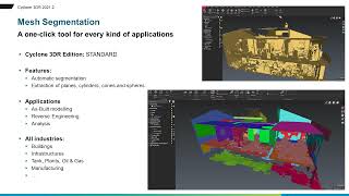 Leica Cyclone 2021.2: Mesh Segmentation