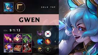 Gwen Top vs Sylas - KR Master Patch 26.18