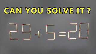 Move 1 Stick To Fix The Equation - Matchstick Puzzle part 68