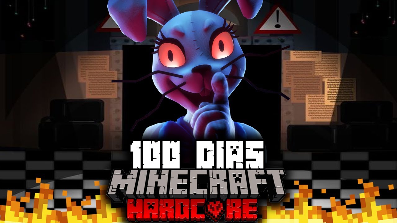 🟥Sobreviví 100 Días en un APOCALIPSIS de FIVE NIGHTS AT FREDDY en Minecraft HARDCORE…Esto Pasó