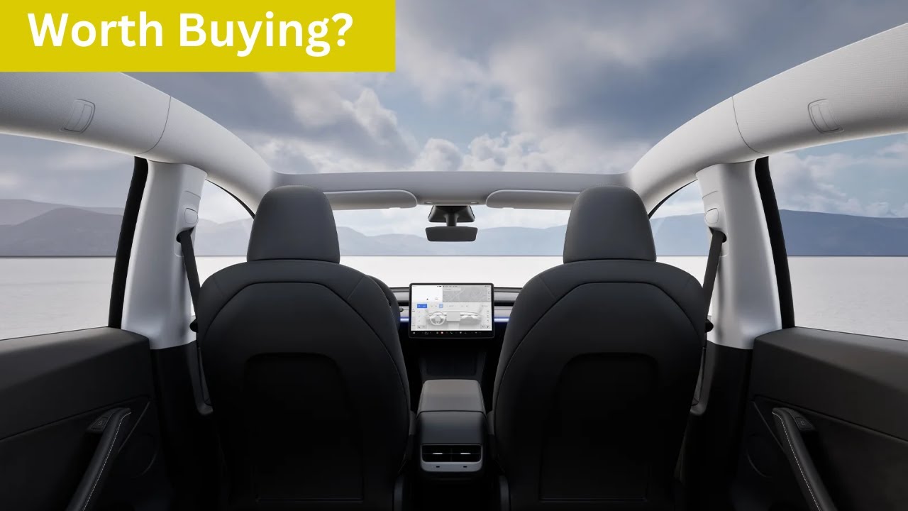 The Simplest Interior :Tesla Model Y 2024 Interior - YouTube