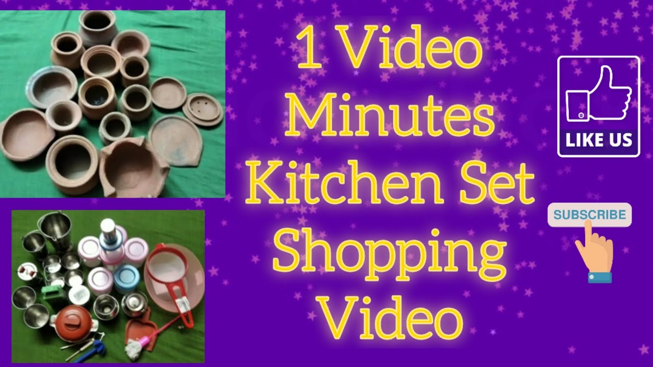 Our First Video and Minutes Kitchen Set Shopping Video