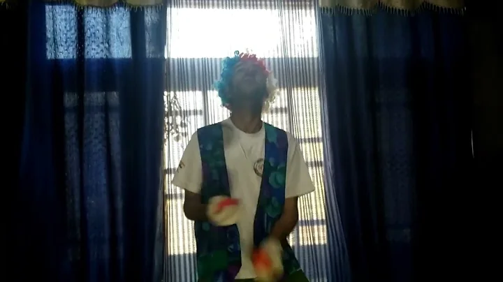 Farid  Azad    Actor  red nose is the clown's mask...