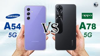 SAMSUNG GALAXY A54 5G vs OPPO A78 5G