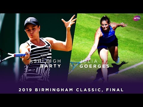 Ashleigh Barty vs. Julia Goerges | 2019 Birmingham Classic Final | WTA Highlights