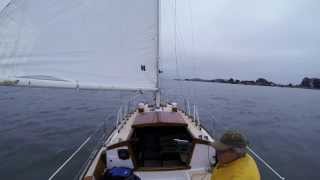Sailing a Yankee Dolphin 24 on Humboldt Bay