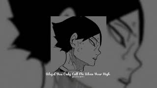 Why'd You Only Call Me When Your High//Arctic Monkeys (𝑺𝒍𝒐𝒘𝒆𝒅+𝑹𝒆𝒗𝒆𝒓𝒃)࿐