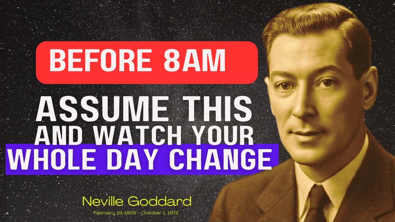 Before 8AM — Assume This and Watch Your Whole Day Change | Neville Goddard