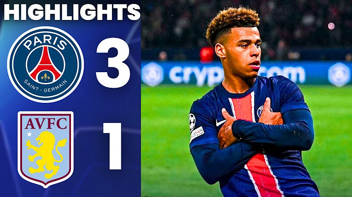 PSG vs Aston Villa (3-1) Highlights | UEFA Champions League 2025