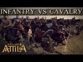 Total War Attila Mechanics - Infantry vs Cavalry