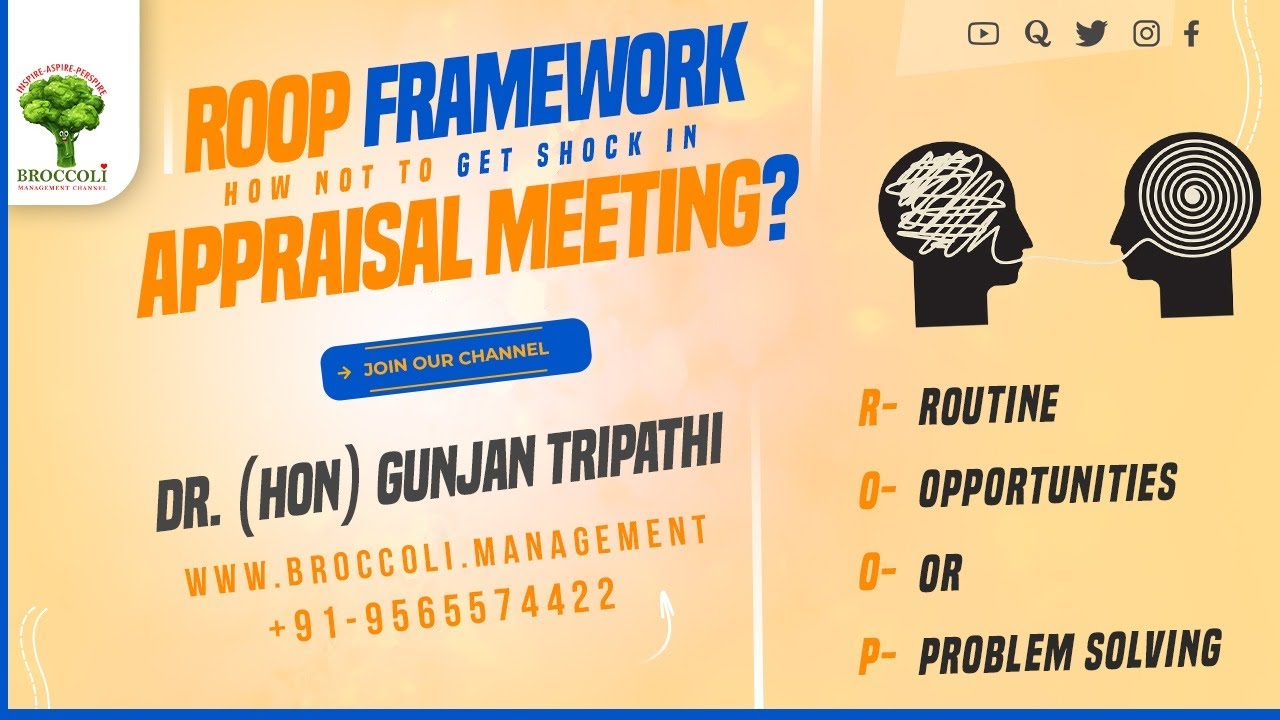 ROOP framework - how not to get shock in appraisal meeting? - YouTube