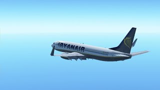 Infinite Flight - Paris to Porto | Ryanair Boeing 737 | Timelapse