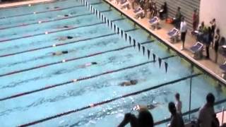 GCU 2012 Husky Invitational Day2 100Fly prelim Ivan, Buddy, Jordan