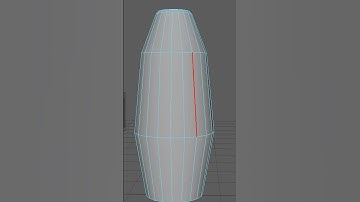MODELING LOW POLY VASE IN AUTODESK MAYA and SUBSTANCE PAINTER #shorts