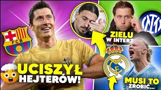 WOW! Lewandowski NISZCZY LEGENDY FC Barcelony! 🤯 Haaland MUSI TO ZROBIĆ... Zieliński w Interze!