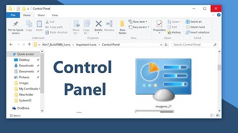 Windows 10 - How to Get to the Control Panel