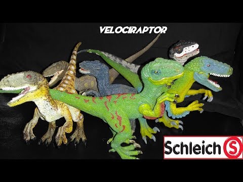 Schleich Velociraptor Figures Review!!!