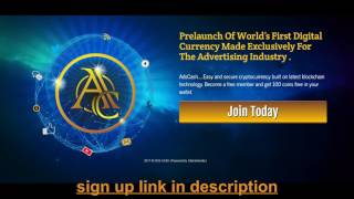 Free Money ... Get 100 Free Cryptocoins 1 Adscashcoin 0,025
