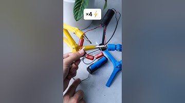 Add Capacitor get HighVoltage  ⚡️⚡️⚡️🤯 (how to get high voltage)
