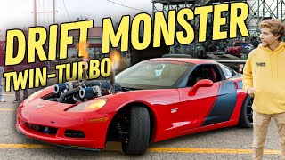 This Twin Turbo Corvette C6 Is The KING Of Drifting!!!