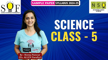 NSO Science Class 5 Sample Paper 2024 | SOF 2024 | NSO Previous Year Questions #nso #olympiad  #yt
