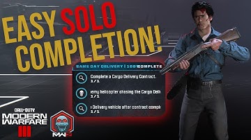 EASY Tier 1 Same Day Delivery Mission Completion for Act 2 | Call of Duty MW3 Zombies