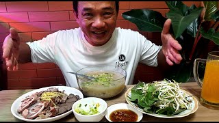 Vie Eating Show :) Cháo Lòng heo món ăn ngon phổ biến của người Việt Nam Mukbang