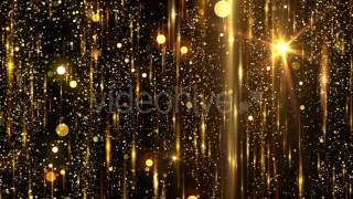 Golden Rain | Background Animation Video