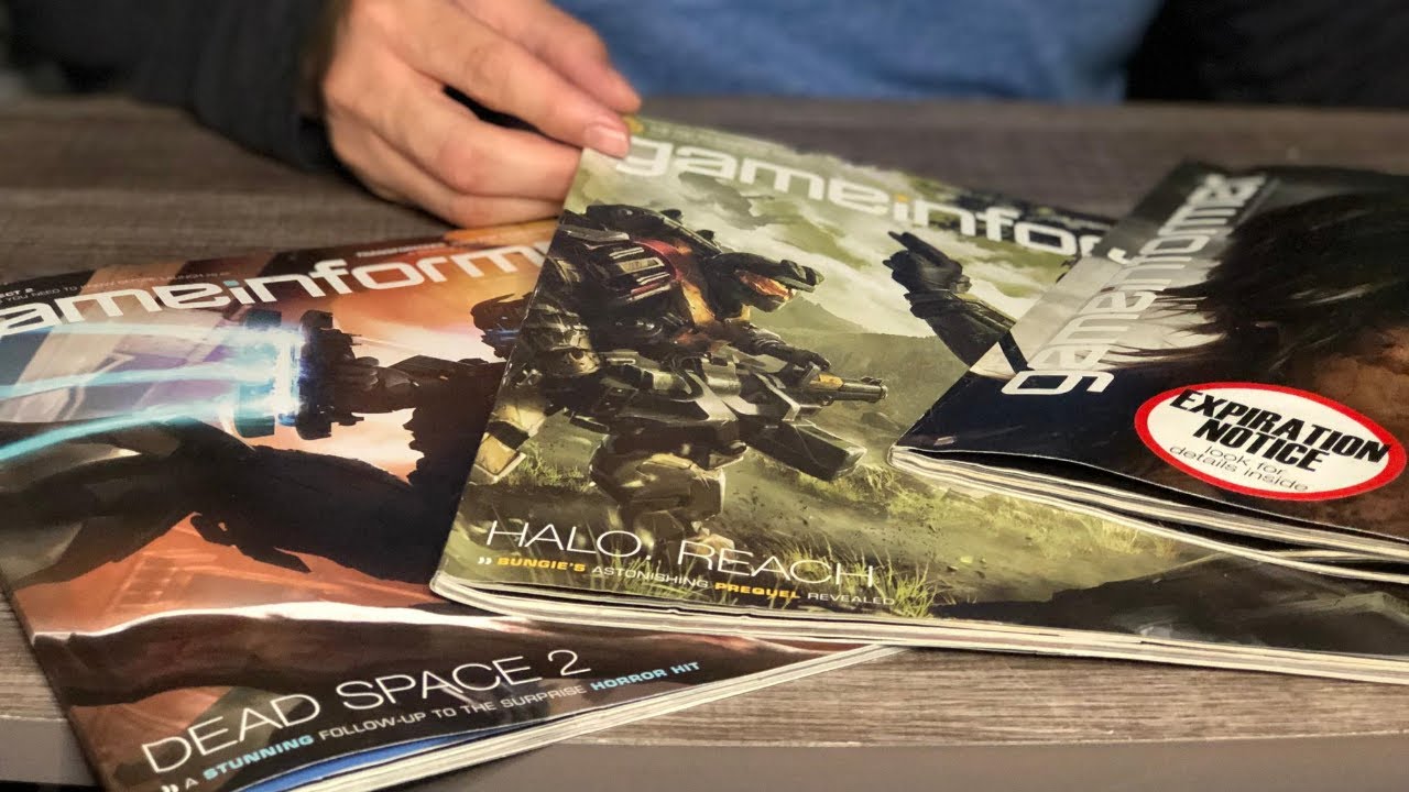 ASMR Page Turning Video Game Magazines To Help You Relax (No Talking)
