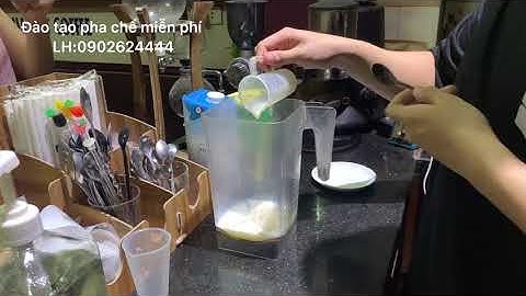 [Đào Tạo Pha Chế] Sinh Tố Mãng Cầu | Lửa Việt Coffee