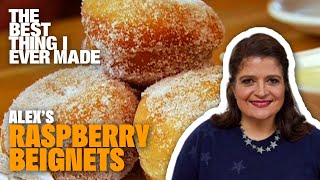 Raspberry Beignets | The Best Dessert Iron Chef Alex Guarnaschelli Has Ever Made