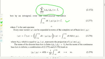 continuous basis set representation