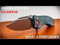 Orion knives scorpio button lock  how does it perform